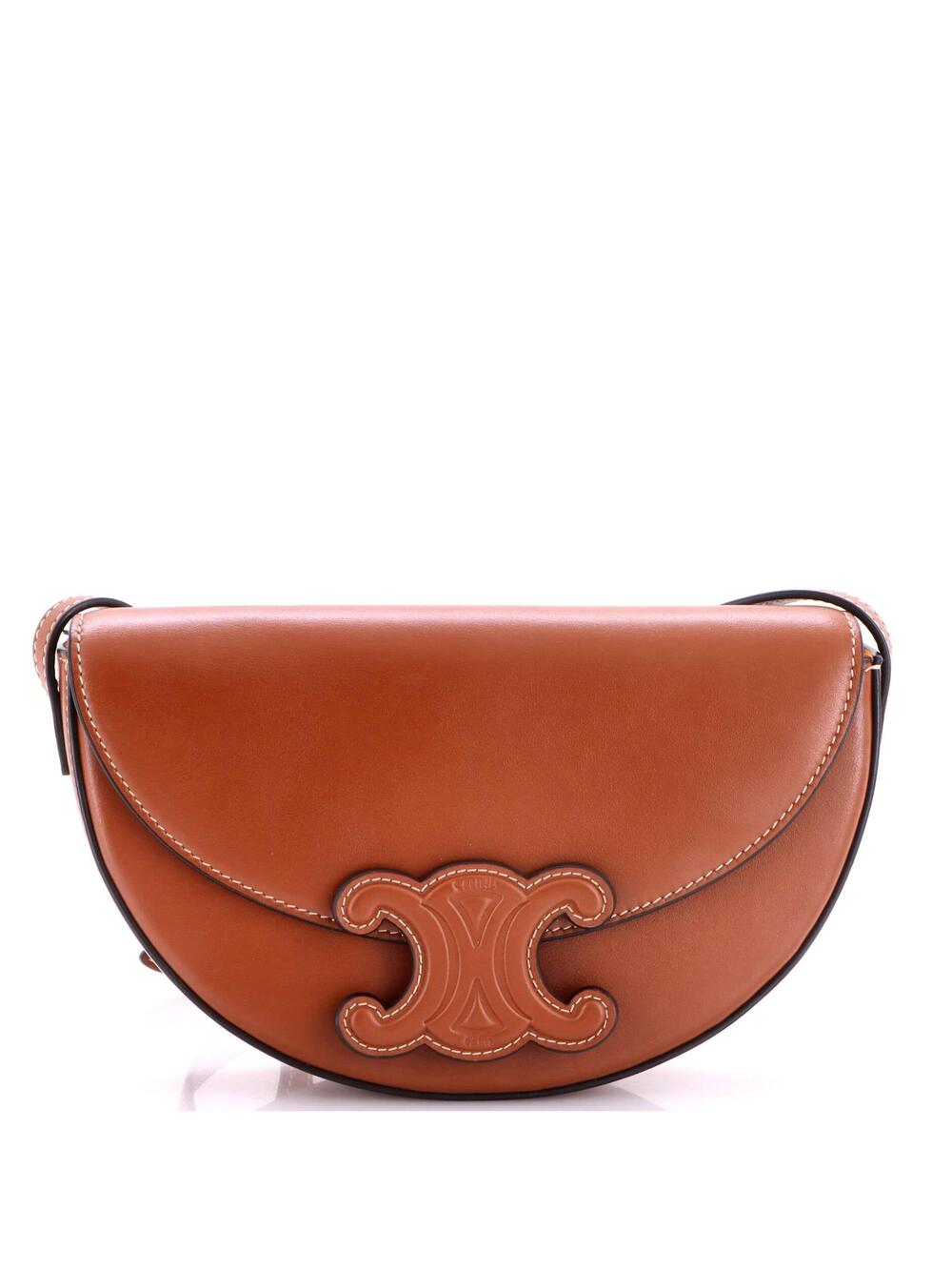 Celine Cuir Triomphe Besace Flap Bag #340692C20B